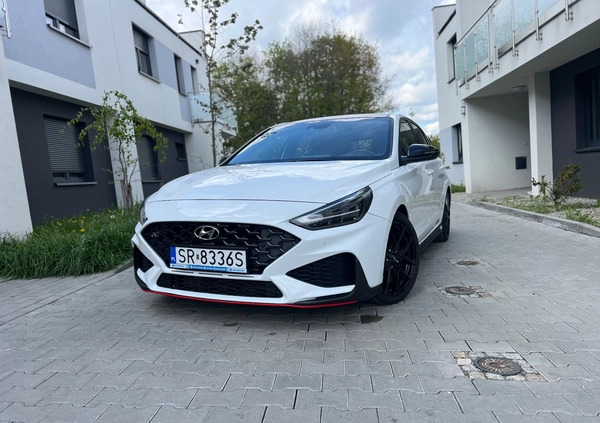 Hyundai i30 N cena 133300 przebieg: 29800, rok produkcji 2021 z Kłecko małe 781